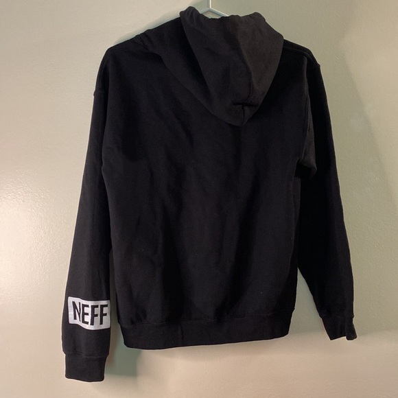 Gildan Neff Disney Black Mickey Mouse Long Sleeve Kangaroo Pouch Hoodie  (Small) - Picture 4 of 9